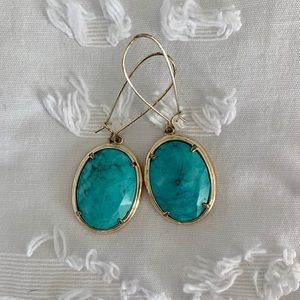 Kendra Scott Jane Drop Turquoise earrings